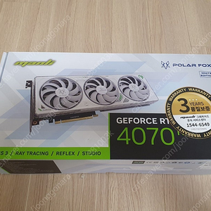 만리 RTX 4070Ti SUPER Polar Fox D6X 16GB White 인텍앤컴퍼니