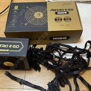 마이크로닉스 ASTRO II GD 1650W 80PLUS GOLD 풀모듈러 ATX 3.0 풀박스