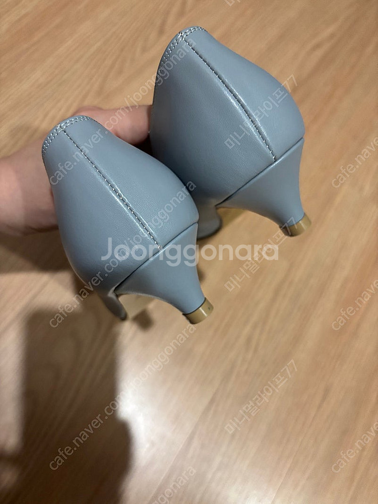 비아소뇨 양가죽 발편한 구두 펌프스 4cm 235 결혼...--4