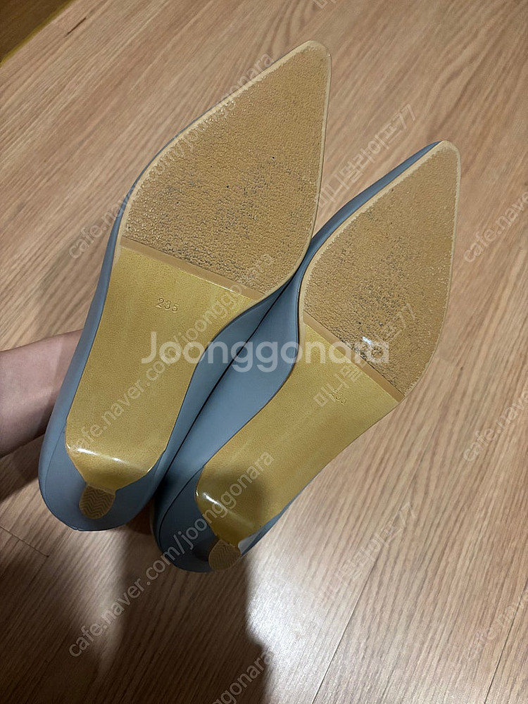 비아소뇨 양가죽 발편한 구두 펌프스 4cm 235 결혼...--5