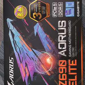 보드 Z690 AORUS ELITE 기가바이트 (상태좋음.보증살아있음)