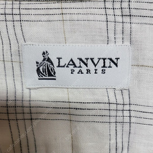 프랑스 LANVIN 린넨 반팔셔츠 사이즈42(국내105) 배송비포함 3만5천원