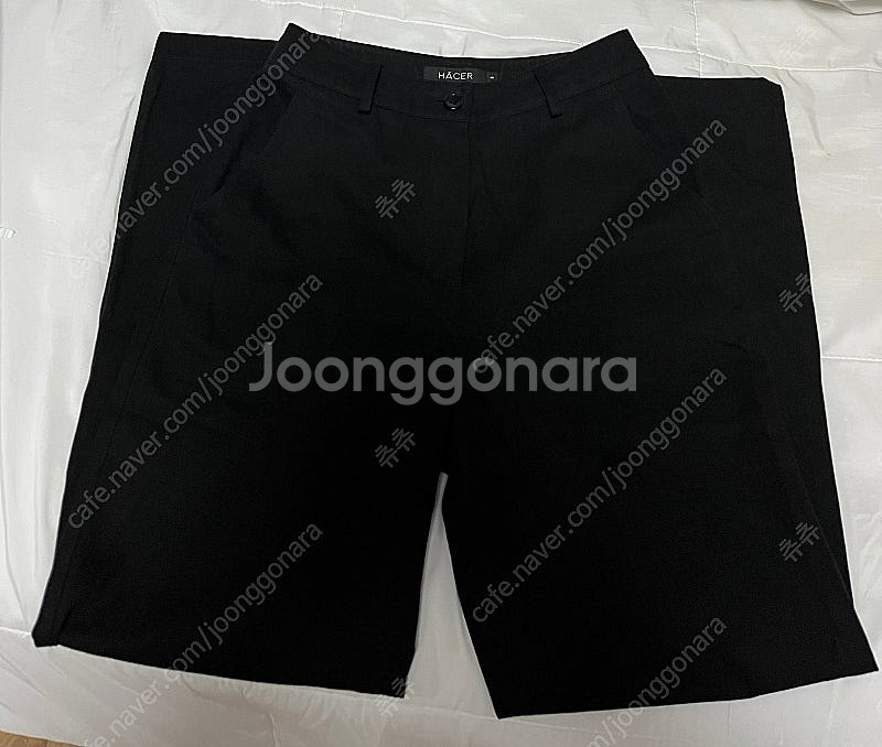 Hacer 아쎄르 치노팬츠 코튼 치노 팬츠 블랙 면바지...--4
