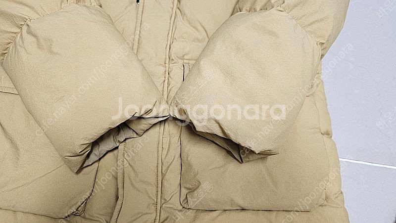 헤지스 패딩 155--5