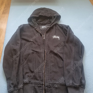 스투시 덕액티브 워크자켓 M 블랙 팝ㄴ다