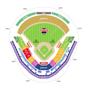 (최저가) 3.15(토) 프로야구 기아 삼성 시범경기 광주 챔피언스필드 3루 K5 1~8연석 양도