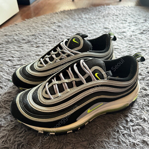 나이키 에어맥스 97 Nike Air Max 97 OG Black Volt Asia 270