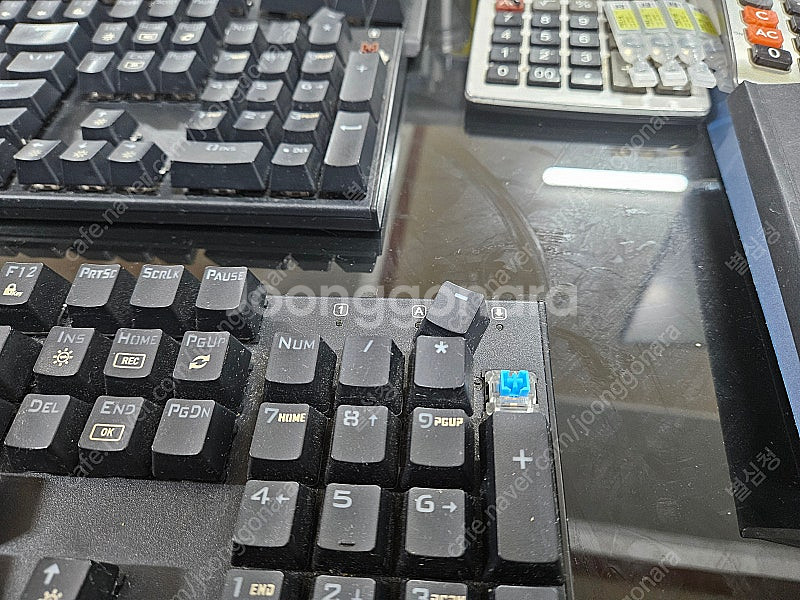 [abko hacker k640] 앱코 기계식 키보드 저렴하게 팝니다. 청축 (델 키보드)--1