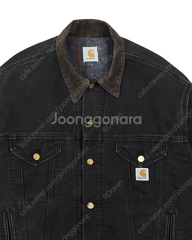 1990s USA Carhartt JB0905 Blac...--3