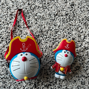 도라에몽 해적 팝콘통 컵 세트