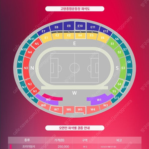 [정가이하 ]3월20일 오만전 프리미엄석 4연석 or 2연석