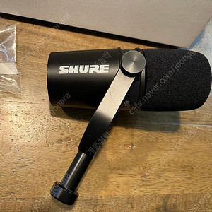 shure mv7 블랙 (usb 마이크)