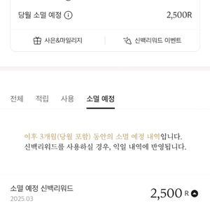 오늘까지 신백리워드 신세계백화점리워드ㅡ5700R,6700Rㅡ판매