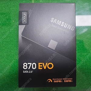 [미개봉] 삼성 870EVO 500G 팝니다.