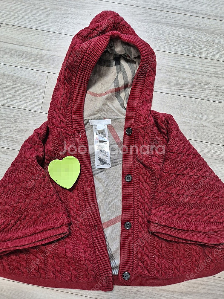 버버리 칠드런 키즈 판초 망토 18M-4Y--0