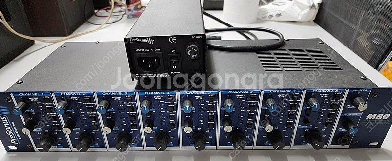 PreSonus M80 8채널 마이크 프리앰프--0