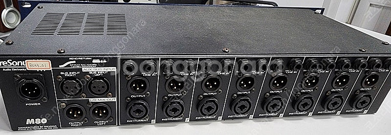 PreSonus M80 8채널 마이크 프리앰프--1