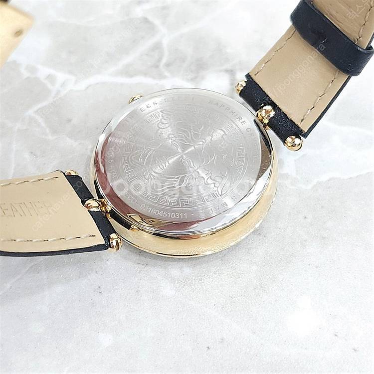 [럭스유] 베르사체 팔라초 엠파이어 쿼츠 시계 34mm--4