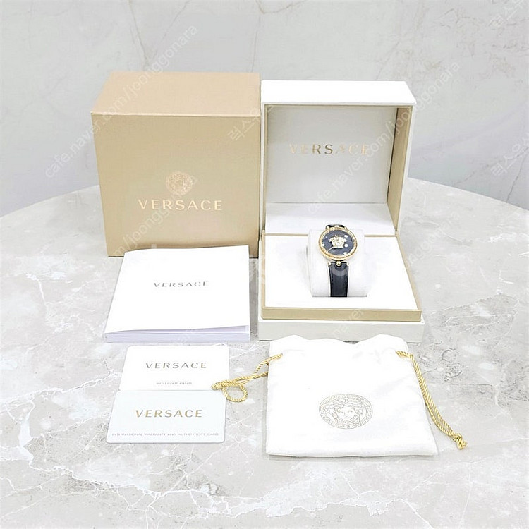 [럭스유] 베르사체 팔라초 엠파이어 쿼츠 시계 34mm--6