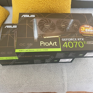 아수스 ASUS PROART RTX4070TI SUPER (신품수준/ 박스유)