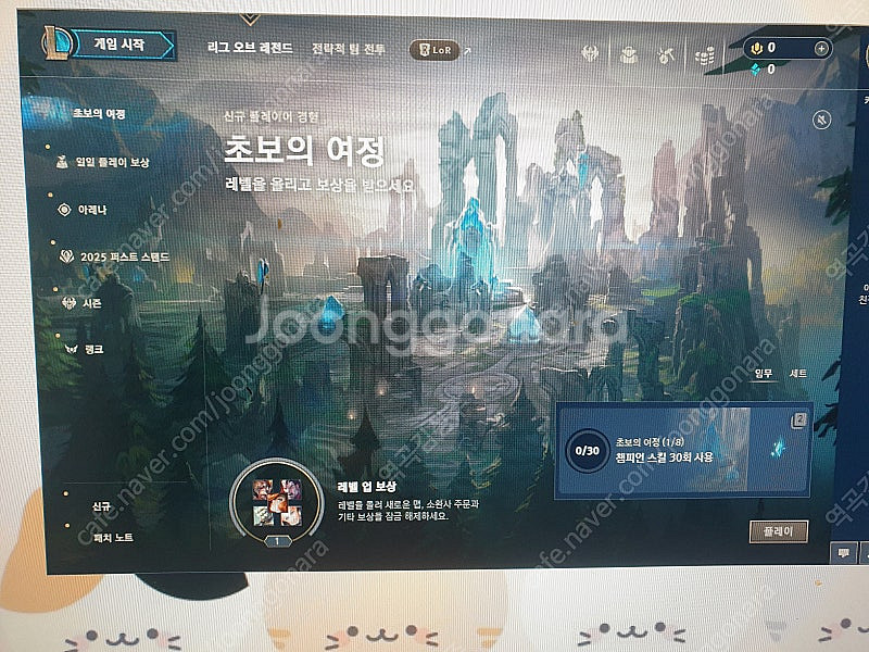 리그오브레전드 1대 본주 계정 골드,에메랄드 판매 합니...--0