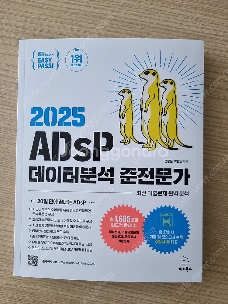 2025 데이터분석준전문가 adsp 미어캣--0