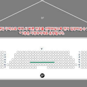 유다빈밴드 토요일 첫콘 (지정 2연석 정중앙 5열) 티켓