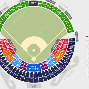 3월 22일 잠실 개막전 3루 롯데 응원석 2연석! 4연석!