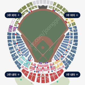 3월15일(토) 롯데vsKT 1루 내야상단 2연석