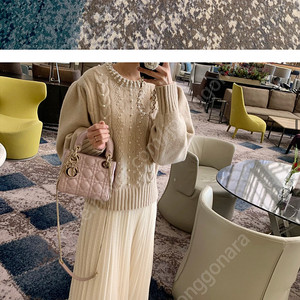 바이씨니 도트샤 키작녀 아이보리