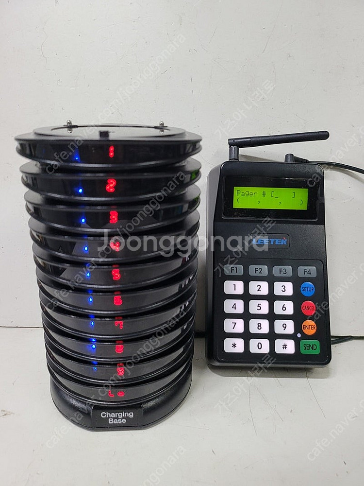 카페진동벨 리텍 g10 원형진동벨 10개(송신기포함) ...--2