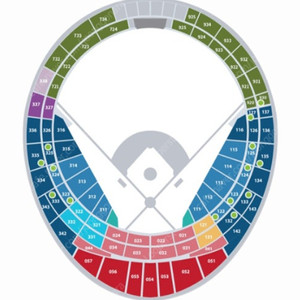 3월 16일(일) 롯데 자이언츠 vs kt wiz 시범경기 < 1루 응원탁자석 121블럭 4연석 >