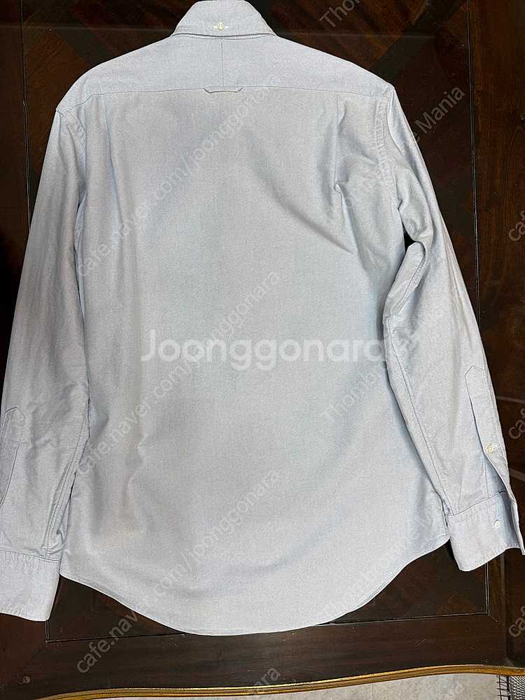 톰브라운 정품 히든삼선 옥스포드셔츠 블루색상 상태좋은거...--4