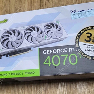 2025년2월14일 구매한 RTX 4070 ti super 그래픽카드 팔아요