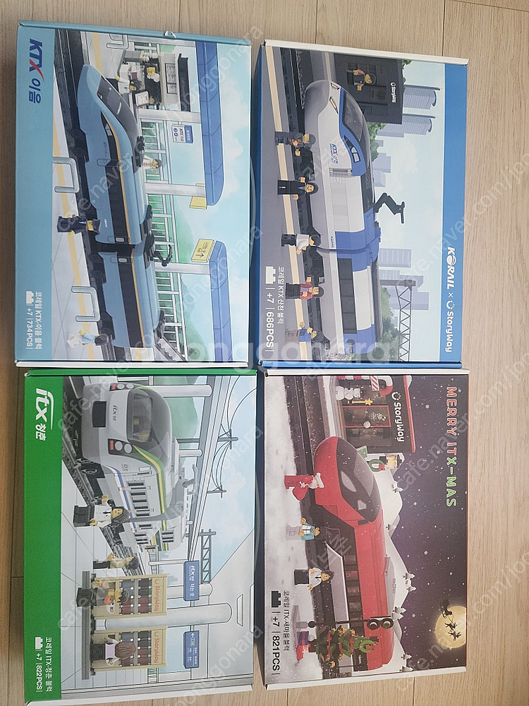 스토리웨이 코레일 ITX, KTX 4종 판매합니다.--0