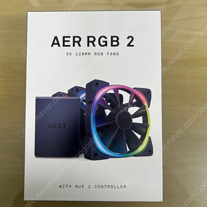 NZXT AER RGB2 3팬 + 컨트롤러 판매해요!