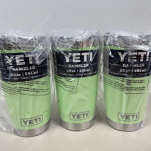 YETI RAMBLER 20oz 591ml 예티 럼블러 텀블러 20온스 591밀리리터 키 라임 신품 무료배송