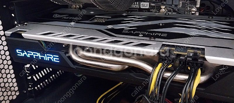 팜] RX 580 8gb 니트로+ 풀박, 준 고장, g...--0