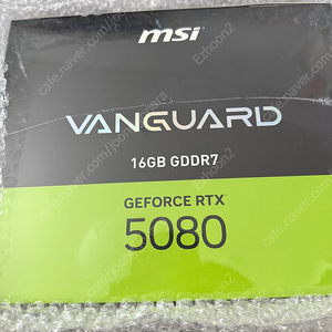 Rtx5080 뱅가드 런치에디션 미개봉 판매 또는 추가금으로 어마 아이스로 교환 합니다.