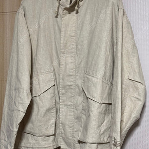 스투시 왁스드 린넨 숏파카