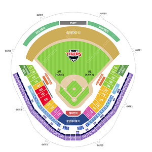 기아타이거즈 vs 삼성라이온즈 3월 16일 (일) / ️3루 K9️ / 2연석 / 모바일 티켓 선물하기 양도 대박시야 최저가 시범경기