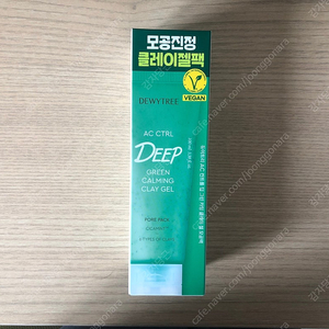 듀이트리 AC컨트롤 딥그린 카밍 클레이젤 모공팩 100ml 미개봉새상품