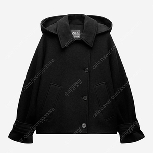 자라 ZW Collection 울 블렌드 케이프 코트 S 새상품