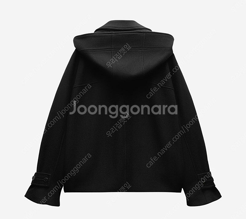 자라 ZW Collection 울 블렌드 케이프 코트 ...--1