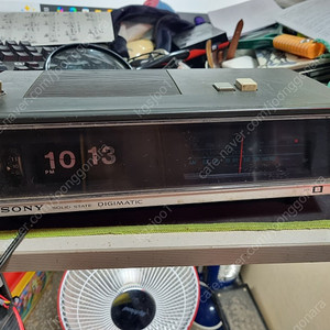 소니 빈티지 플립시계라디오 tfm-c590w 골동품 1970