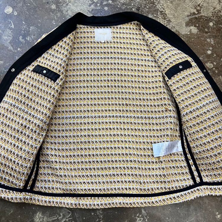 36) 마쥬 트위드 자켓 마쥬 티파니 자켓 산드로 띠어리 한섬 타임--7