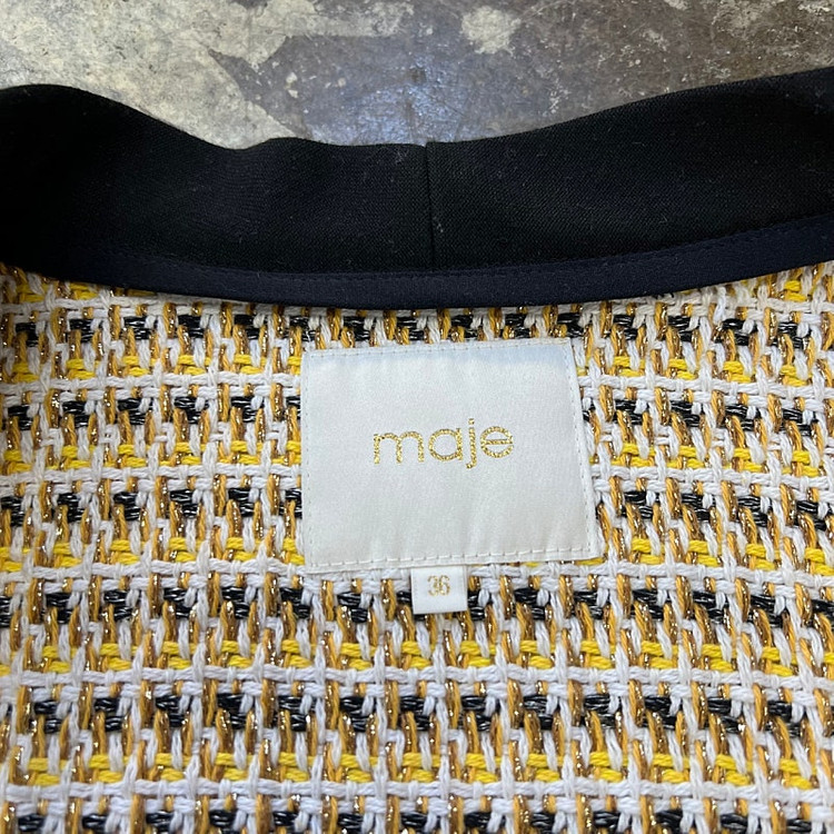 36) 마쥬 트위드 자켓 마쥬 티파니 자켓 산드로 띠어리 한섬 타임--8