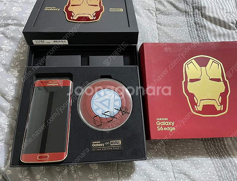 갤럭시 S6edge 아이언맨 한정판 판매합니다--0