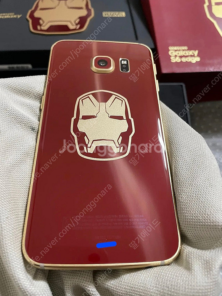 갤럭시 S6edge 아이언맨 한정판 판매합니다--3