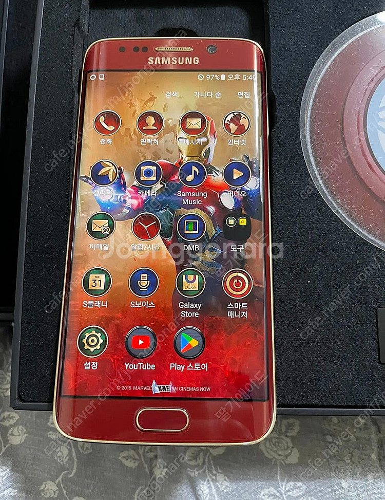 갤럭시 S6edge 아이언맨 한정판 판매합니다--4